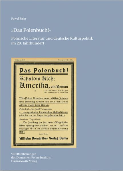 Okładka książki Pawła Zajasa pt. Polenbuch
