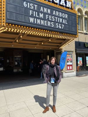 Dr Kornelia Boczkowska at the 61st Ann Arbor Film Festival