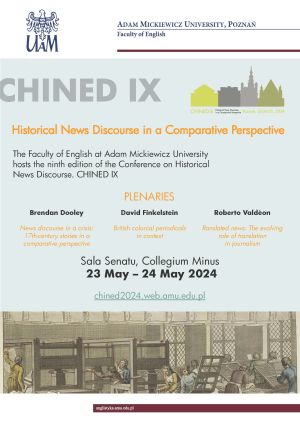 CHINED IX: Historical News Discourse in a Comparative Perspective
