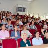 photograph: audience gathered in the aula