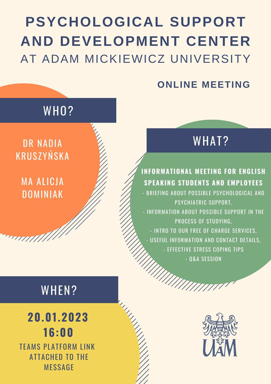 promotional poster: basic information on the event as provided on the associated page and some graphics