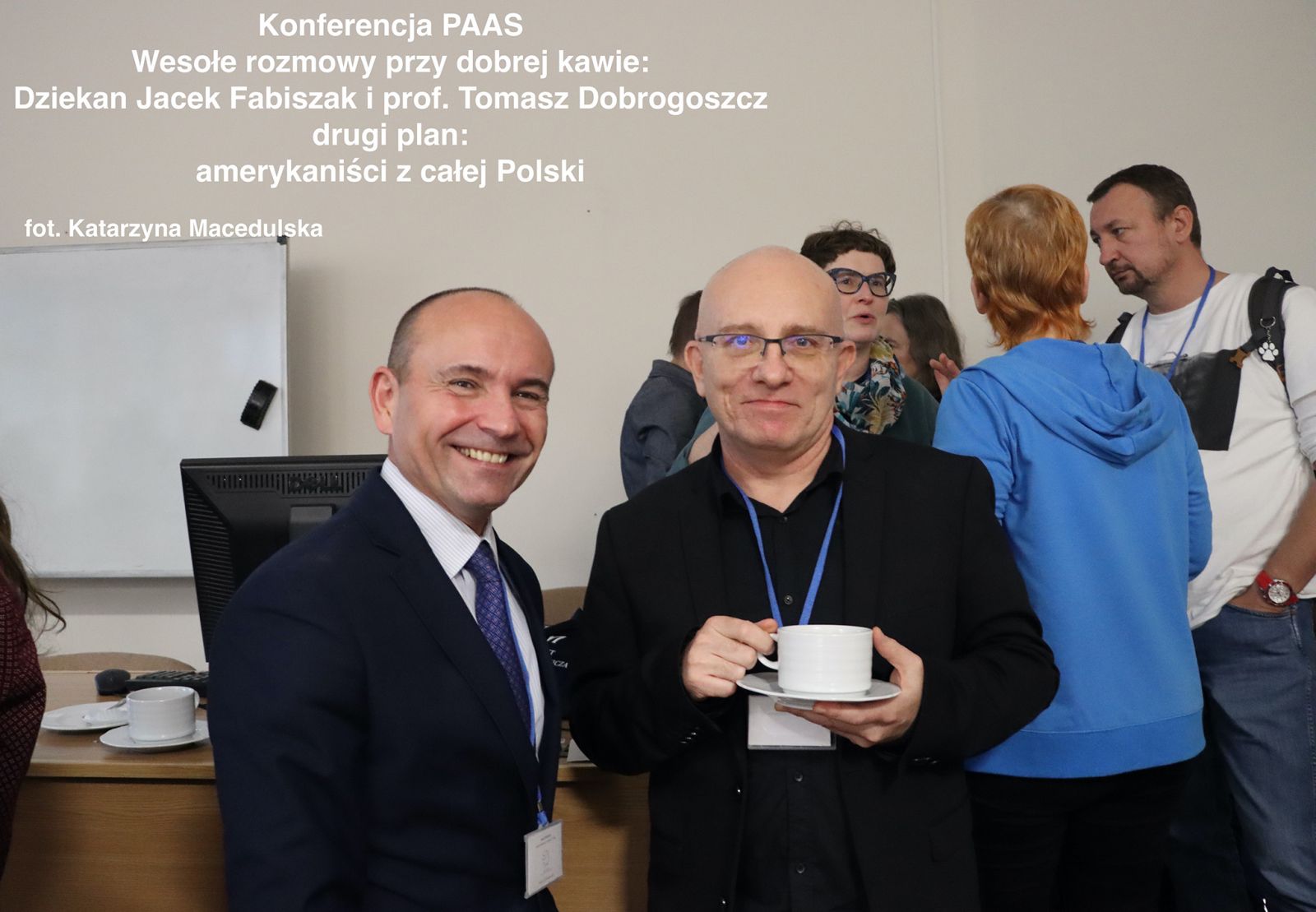 Relacja fotograficzna z konferencji Polskiego Towarzystwa Studiów Amerykanistycznych na Wydziale Anglistyki, 25-27 listopada 2023