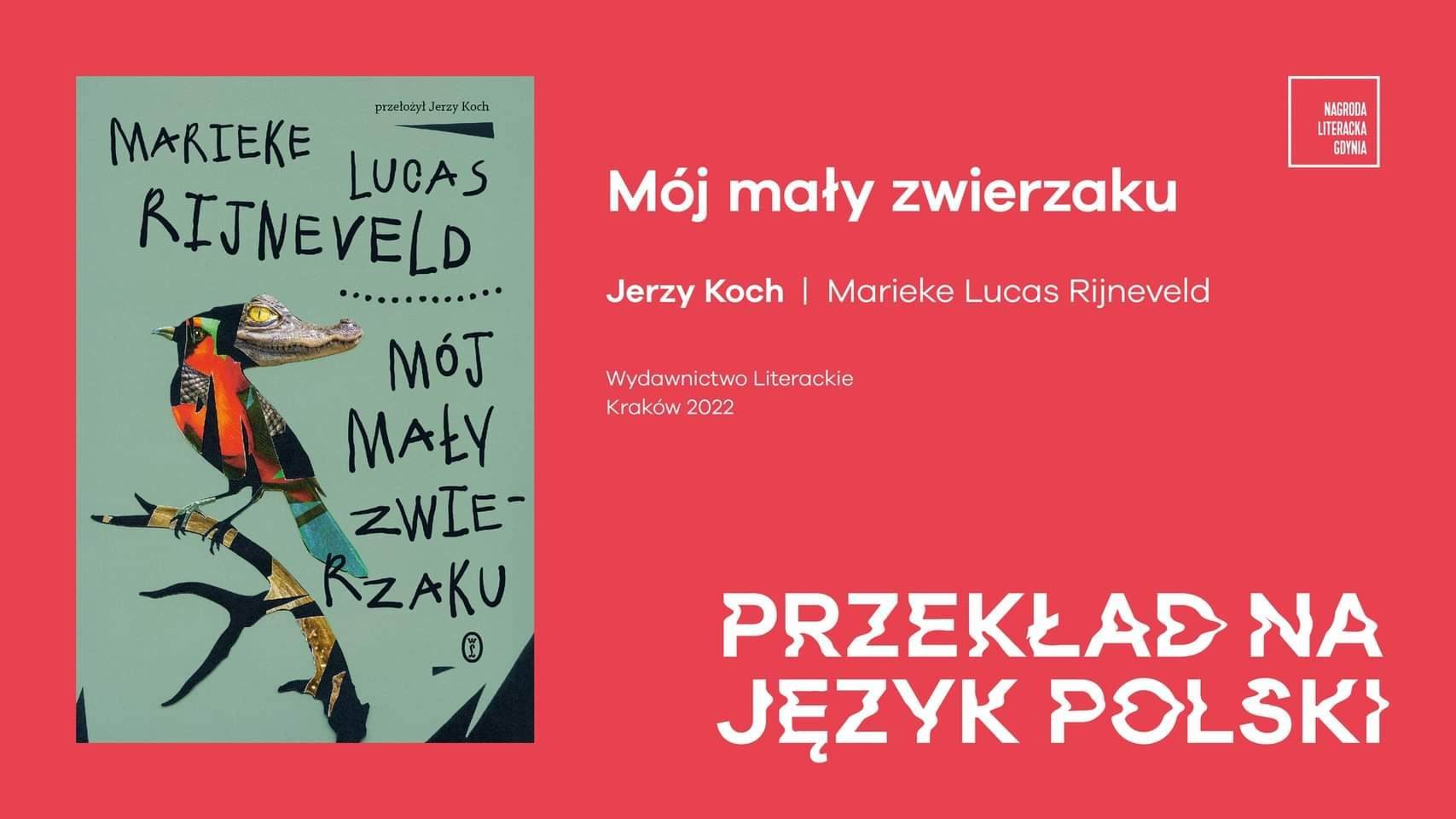 karta promocyjna wydarzenia: zawiera okładkę książki