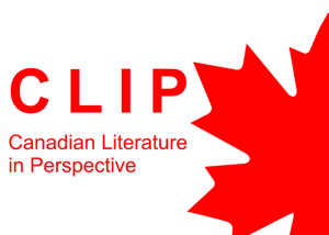 Znak koła Canadian Literature in Perspective, duże litery C, L, I, P i nazwa koła naukowe w czerwieni obok obrazka pokazującego kawałek klonowego liścia