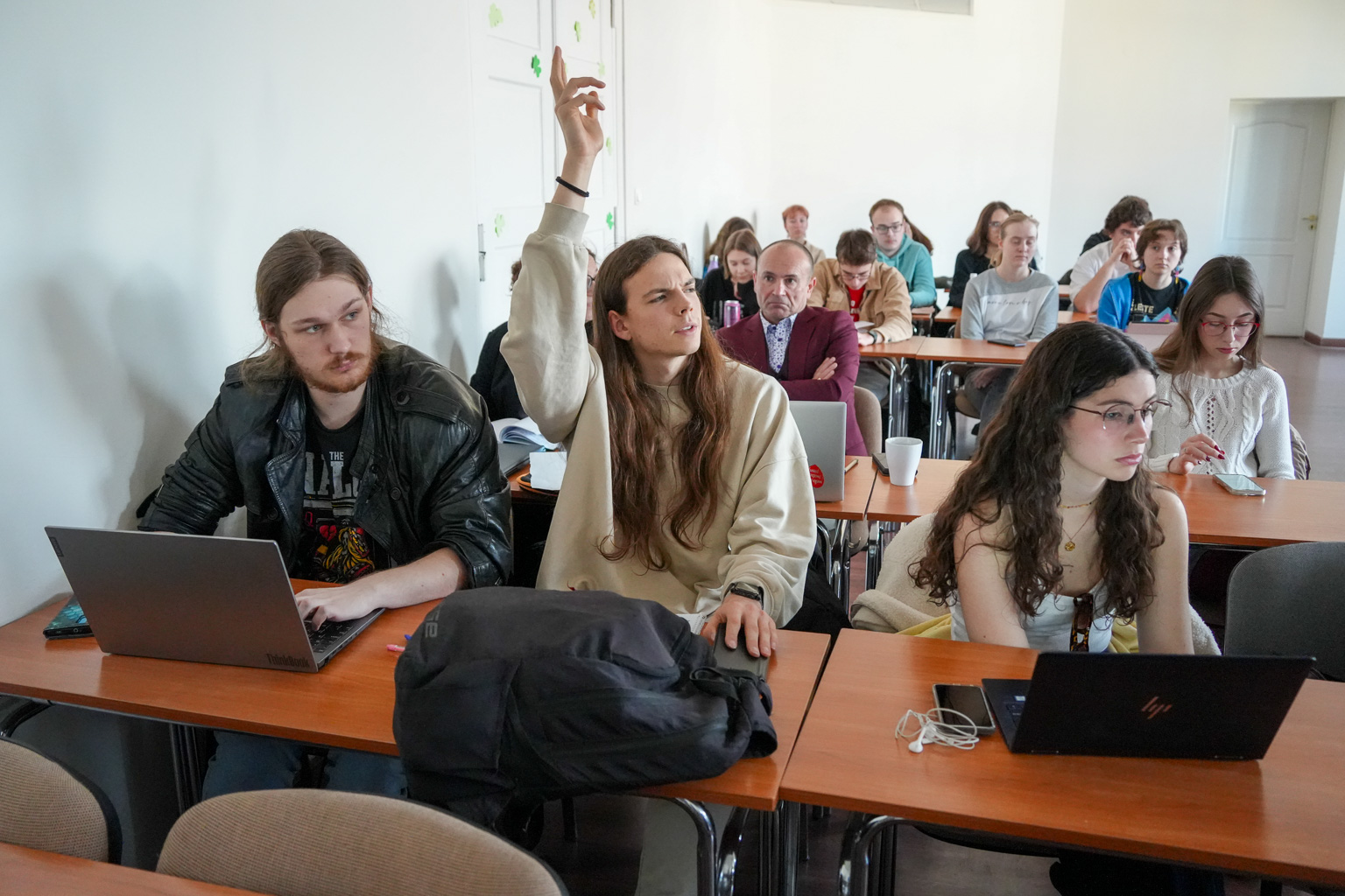 zdjęcie: zgromadzona w sali seminaryjnej publiczność